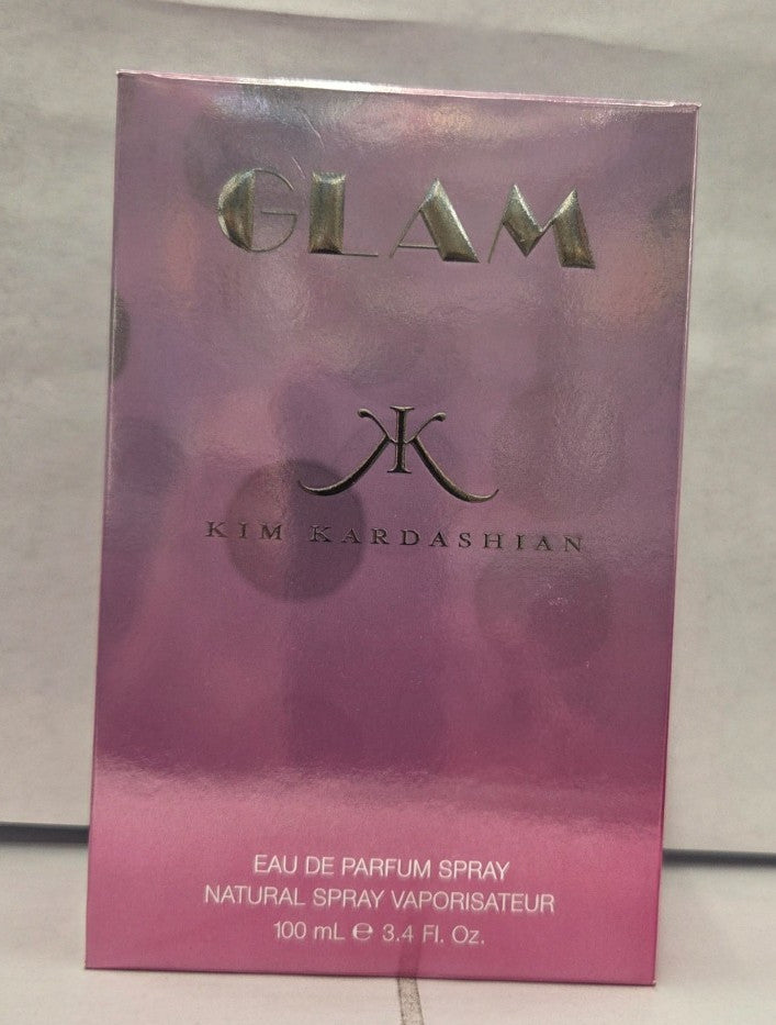 Kim Kardashian GLAM by Kim Kardashian Eau de Parfum 3.4 oz / 100 ml Spray NIB