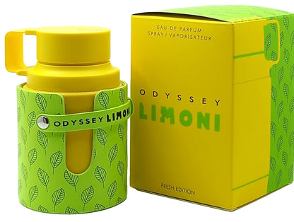 ARMAF ODYSSEY LIMONI EAU DE PARFUM SPRAY UNISEX 3.4 Oz / 100 ml BRAND NEW ITEM!