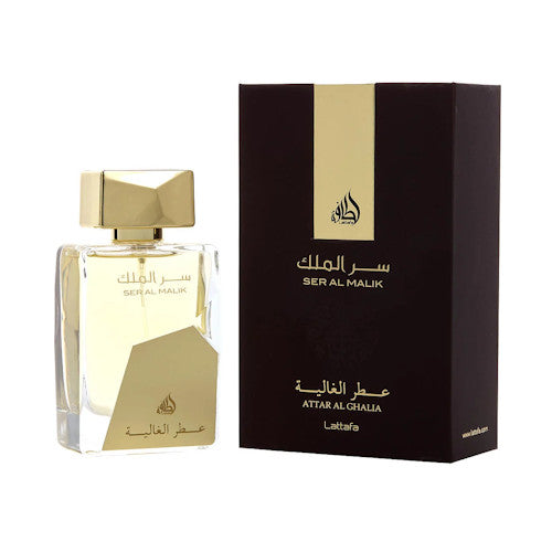 Ser Al Malik Attar Al Ghalia by Lattafa 3.4 oz EDP Cologne for Men New in Box