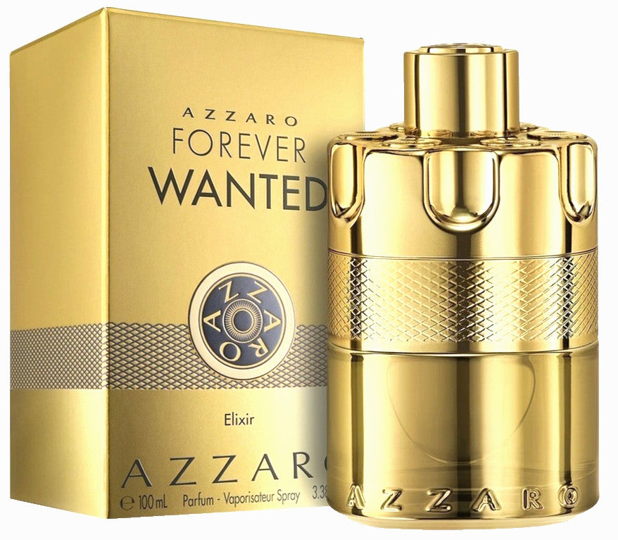 AZZARO FOREVER WANTED ELIXIR PARFUM SPRAY FOR MEN 3.38 Oz / 100 ml BRAND NEW!!!