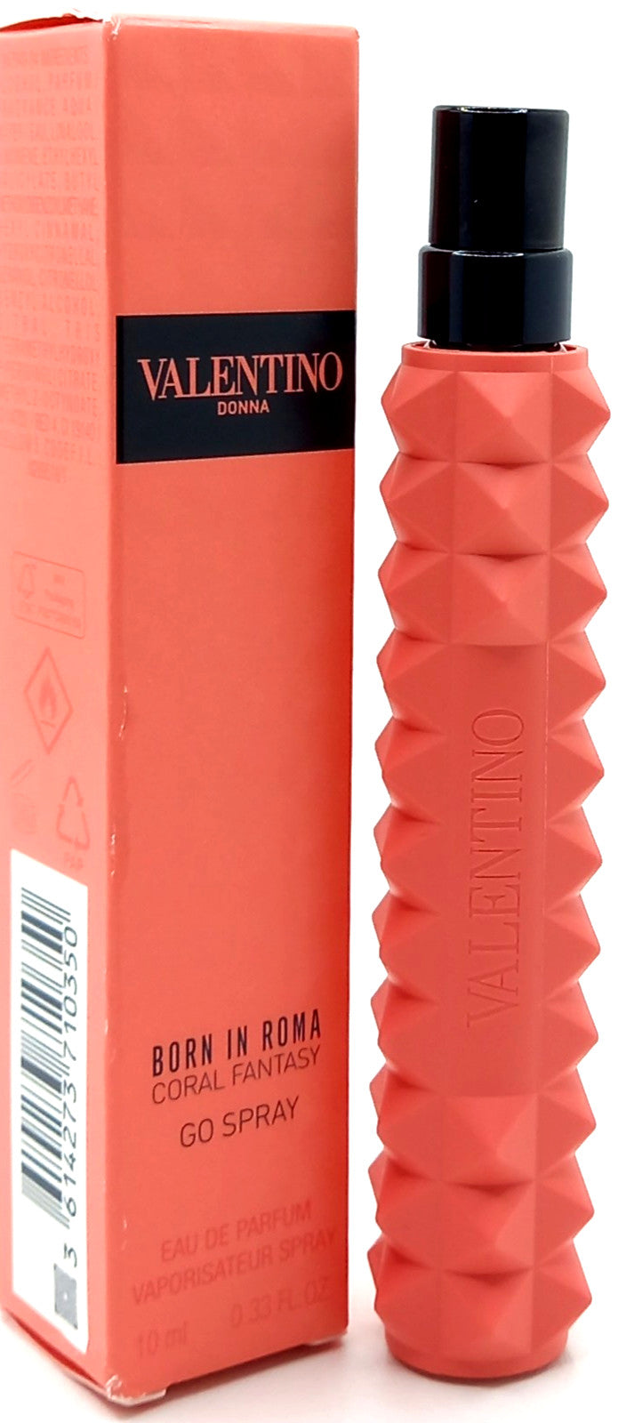 VALENTINO DONNA BORN IN ROMA CORAL FANTASY EDP GO SPRAY FOR WOMEN 0.33 Oz / 10ml