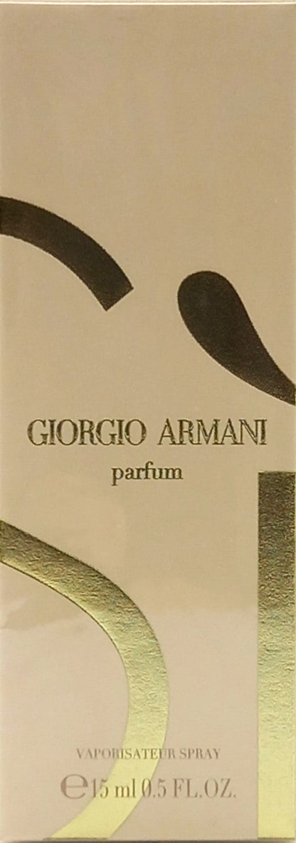 GIORGIO ARMANI SI PARFUM SPRAY FOR WOMEN 0.5 Oz / 15 ml BRAND NEW TRAVEL SIZE!!!