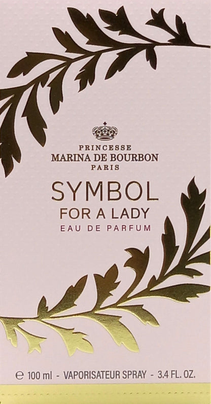 MARINA DE BOURBON SYMBOL FOR A LADY EAU DE PARFUM SPRAY FOR WOMEN 3.4 Oz / 100ml
