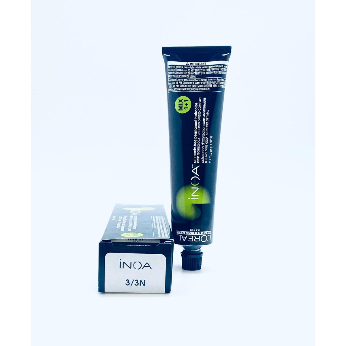 Loreal Inoa Ammonia-free Permanent Hair Color 3/3n 2.1 oz