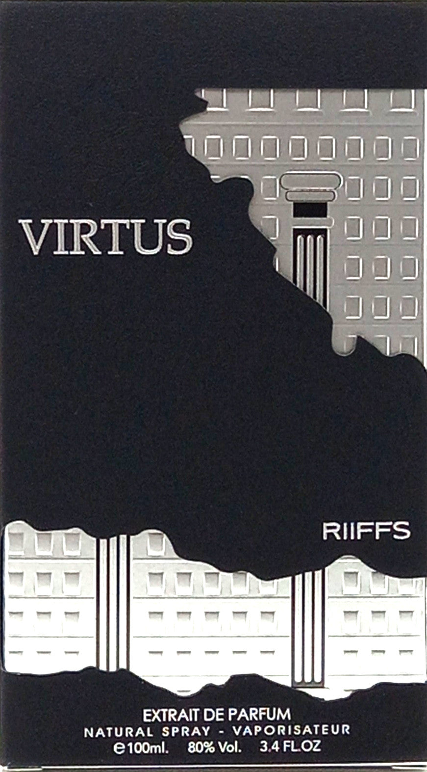 RIIFFS VIRTUS EXTRAIT DE PARFUM SPRAY FOR MEN 3.4 Oz / 100 ml BRAND NEW ITEM!!!