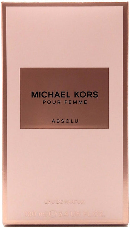 MICHAEL KORS POUR FEMME ABSOLU EAU DE PARFUM SPRAY 3.4 Oz / 100 ml BRAND NEW!!!