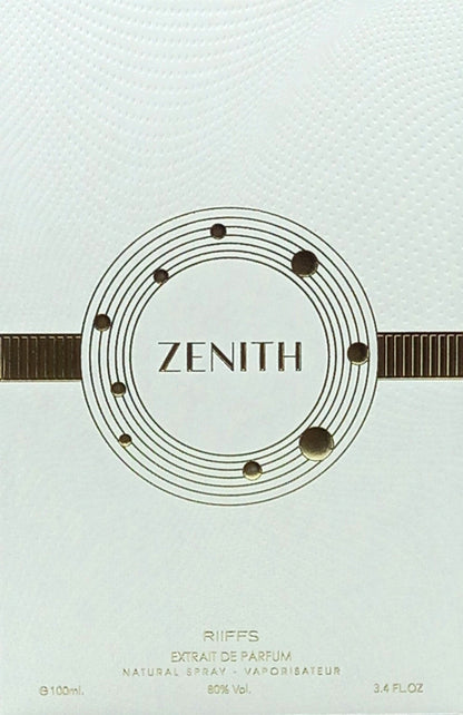 RIIFFS ZENITH EXTRAIT DE PARFUM SPRAY UNISEX 3.4 Oz / 100 ml BRAND NEW ITEM!!!