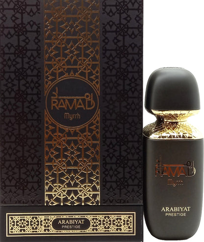 ARABIYAT PRESTIGE RAMAD MYRRH EAU DE PARFUM SPRAY UNISEX 3.4 Oz / 100 ml NEW!!!