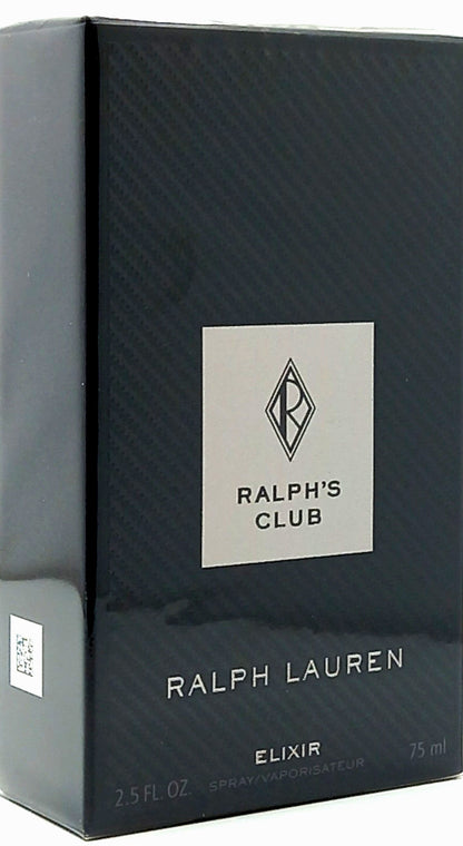 RALPH LAUREN RALPH'S CLUB ELIXIR PARFUM SPRAY FOR MEN 2.5 Oz / 75 ML BRAND NEW!