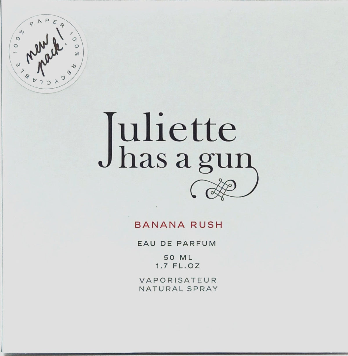 JULIETTE HAS A GUN BANANA RUSH EAU DE PARFUM SPRAY FOR WOMEN 1.7 Oz / 50 ml NEW!