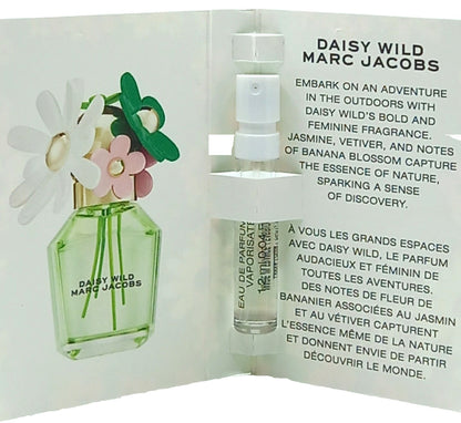 MARC JACOBS DAISY WILD EAU DE PARFUM VIAL SPRAY FOR WOMEN 0.04 Oz SAMPLE SIZE!!!