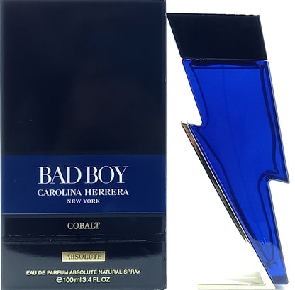 CAROLINA HERRERA BAD BOY COBALT ABSOLUTE EAU DE PARFUM SPRAY MEN 3.4 Oz / 100 ml