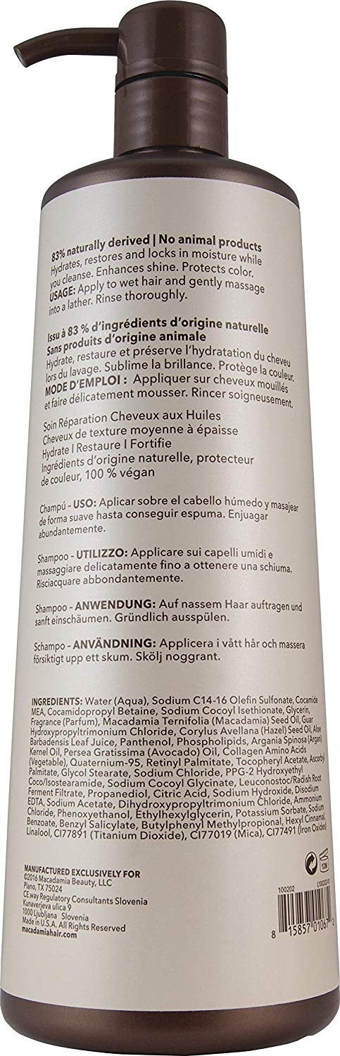Macadamia Professional Nourishing Repair Shampoo 33.8 oz