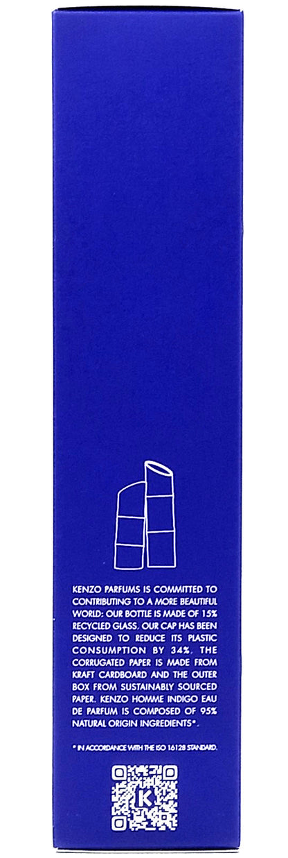 KENZO HOMME INDIGO EAU DE PARFUM SPRAY FOR MEN 3.7 Oz / 110 ml BRAND NEW ITEM!!!
