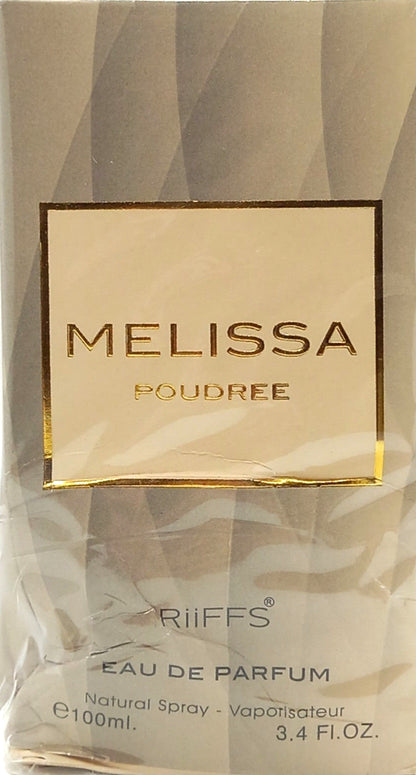 RIIFFS MELISSA POUDREE EAU DE PARFUM SPRAY WOMEN 3.4 Oz / 100 ml DISCONTINUED!!!