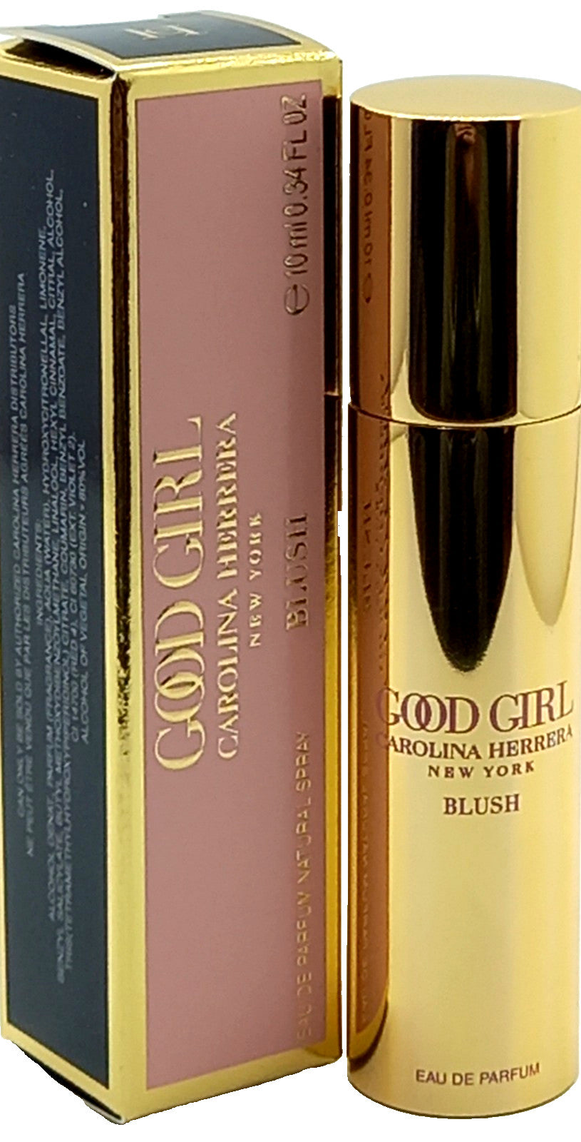 CAROLINA HERRERA GOOD GIRL BLUSH EDP SPRAY PEN WOMEN 0.34 Oz / 10 ml TRAVEL SIZE