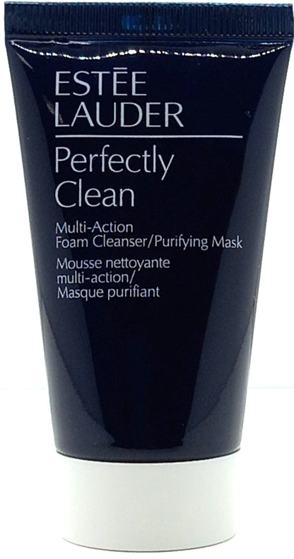 ESTEE LAUDER PERFECTLY CLEAN MULTI-ACTION FOAM CLEANSER, MASK 1.0 Oz / 30 ml NEW