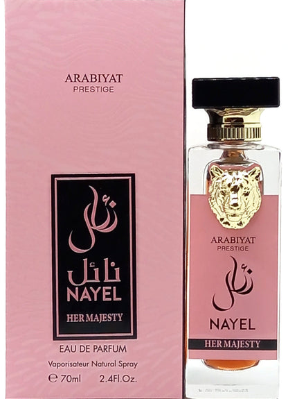 ARABIYAT PRESTIGE NAYEL HER MAJESTY EAU DE PARFUM SPRAY WOMEN 2.4 Oz / 70 ml NEW