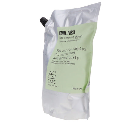 AG Hair Curl Fresh Hydrating Shampoo Refill Bag 33.8 oz
