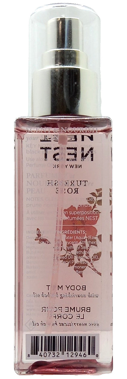 NEST TURKISH ROSE FRAGRANCE BODY MIST SPRAY FOR WOMEN 4.23 Oz / 125 ml BRAND NEW