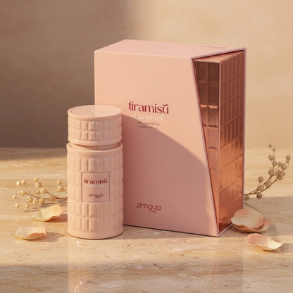 Afnan Zimaya Tiramisu Caramel EDP Spray Unisex 3.4 oz 100ml New Box