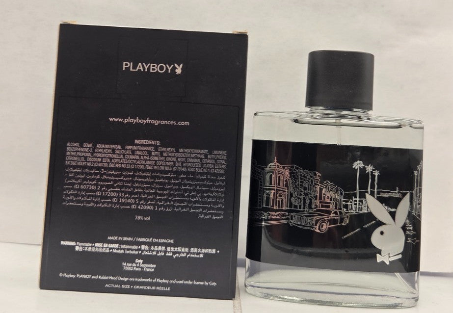 PLAYBOY HOLLYWOOD MEN EDT SPRAY  3.4 oz / 100 ml