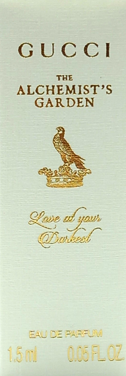 GUCCI THE ALCHEMIST'S GARDEN LOVE AT YOUR DARKEST EDP VIAL SPLASH UNISEX 0.05 Oz