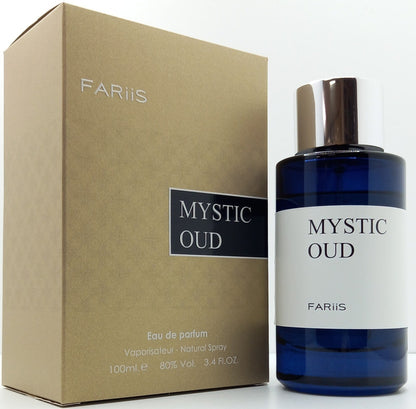 FARIIS MYSTIC OUD EAU DE PARFUM SPRAY UNISEX 3.4 Oz / 100 ml BRAND NEW ITEM!!!
