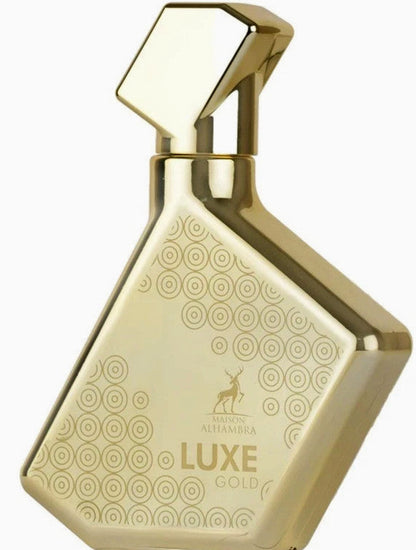 MAISON ALHAMBRA LUXE GOLD EAU DE PARFUM SPRAY UNISEX 3.4 Oz / 100 ml BRAND NEW!