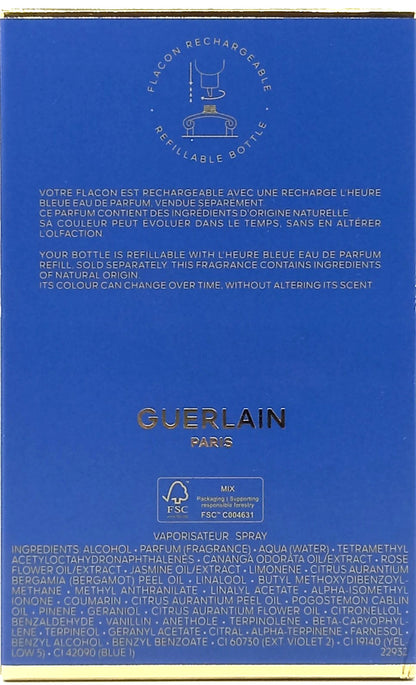 GUERLAIN L'HEURE BLEUE EAU DE PARFUM SPRAY FOR WOMEN 3.3 Oz / 100 ml BRAND NEW!