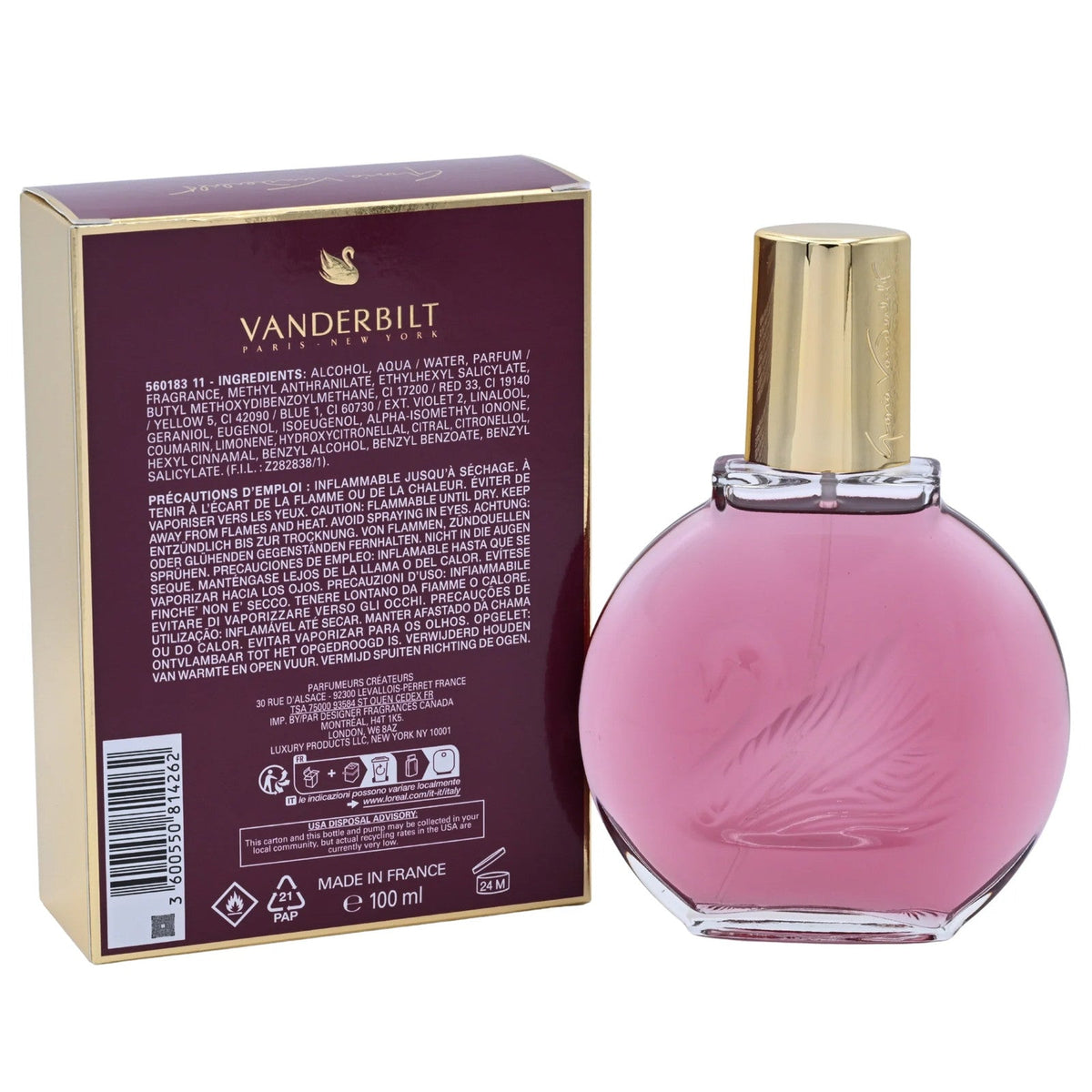 Gloria Vanderbilt Minuit A New York EDP Spray Women 3.38 oz 100ml New Box