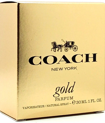 COACH GOLD PARFUM SPRAY FOR WOMEN 1.0 Oz / 30 ml BRAND NEW SEALED IN BOX!!!
