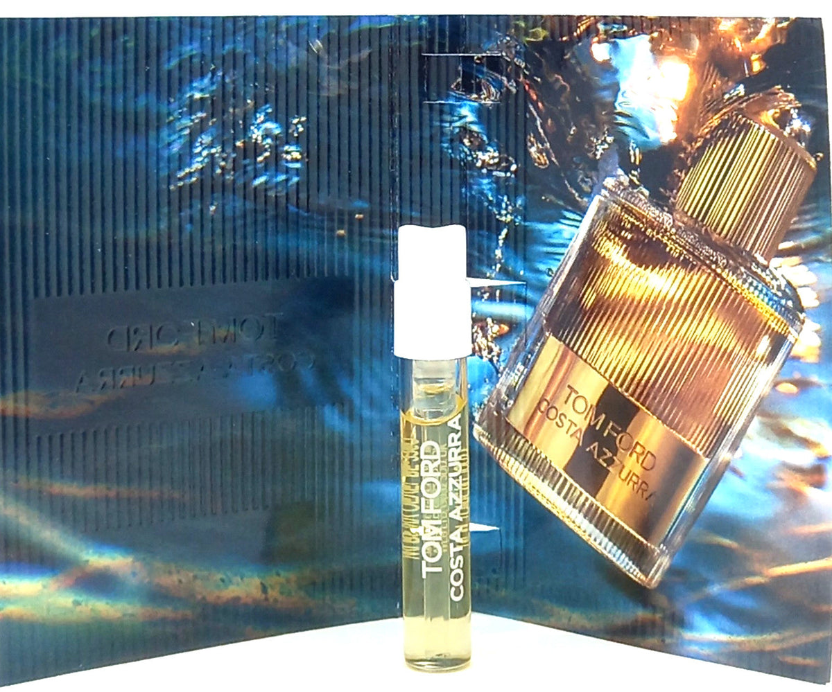 TOM FORD COSTA AZZURRA EAU DE PARFUM VIAL SPRAY UNISEX 0.05 Oz NEW TRAVEL SIZE!