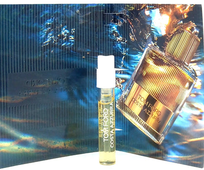 TOM FORD COSTA AZZURRA EAU DE PARFUM VIAL SPRAY UNISEX 0.05 Oz NEW TRAVEL SIZE!