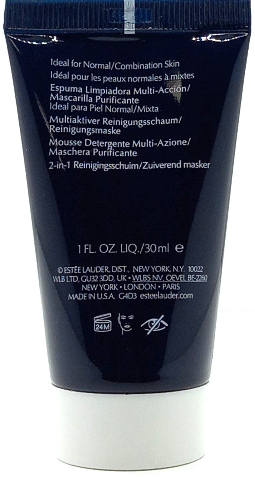ESTEE LAUDER PERFECTLY CLEAN MULTI-ACTION FOAM CLEANSER, MASK 1.0 Oz / 30 ml NEW