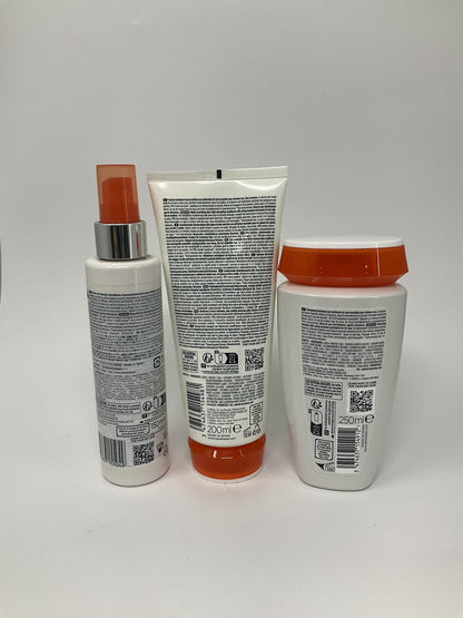 Kerastase Nutritive Holiday Trio, Bain Satin, Lait Vital, Lotion Thermique KIT