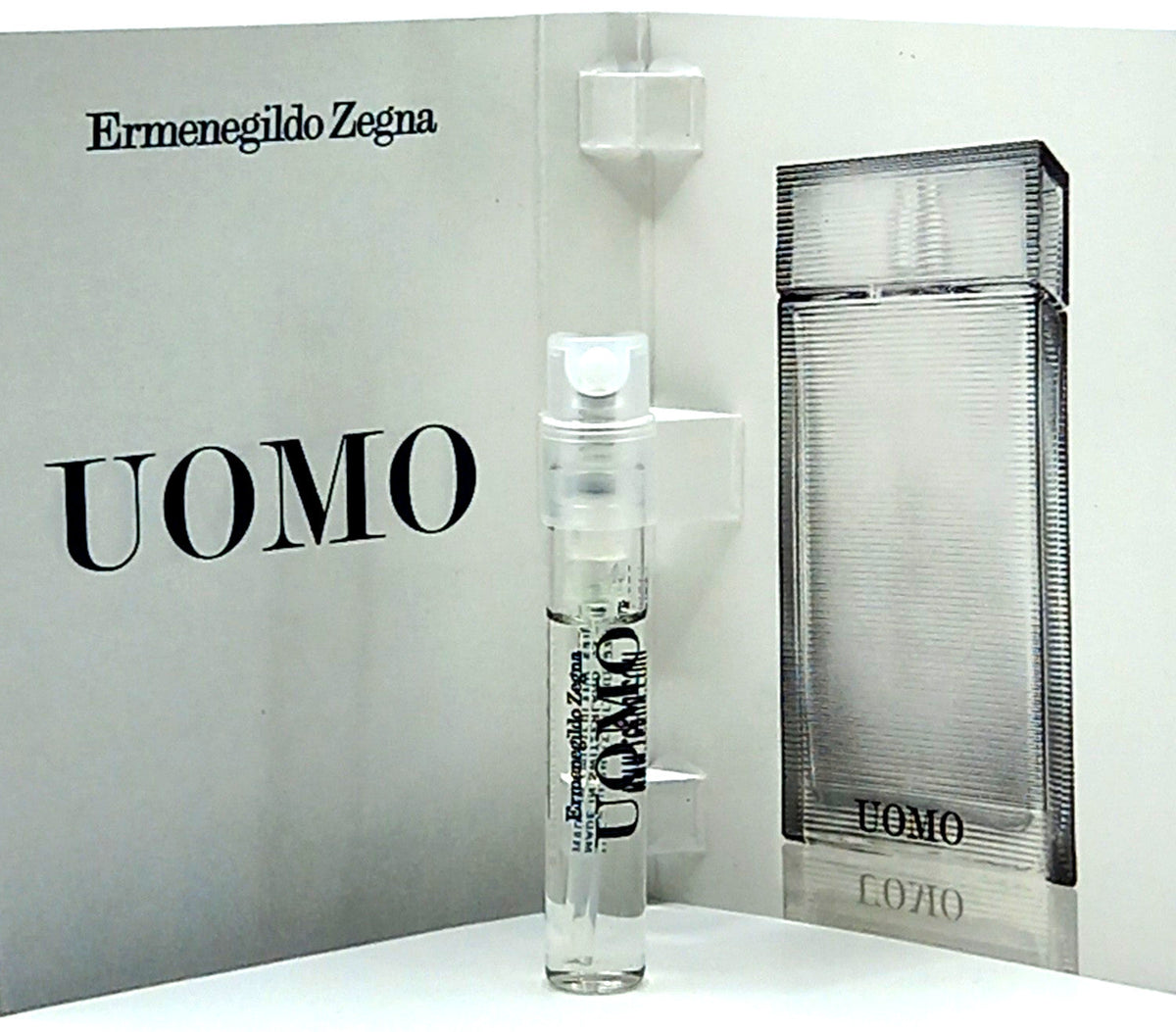 ERMENEGILDO ZEGNA UOMO EDT VIAL SPRAY MEN 0.05 Oz / 1.5 ml TRAVEL SAMPLE SIZE!!!