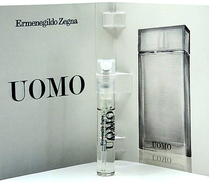 ERMENEGILDO ZEGNA UOMO EDT VIAL SPRAY MEN 0.05 Oz / 1.5 ml TRAVEL SAMPLE SIZE!!!