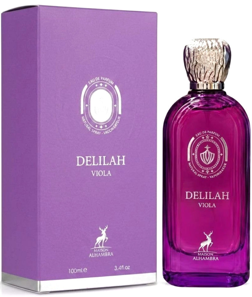 MAISON ALHAMBRA DELILAH VIOLA EAU DE PARFUM SPRAY 3.4 Oz / 100 ml BRAND NEW!!!