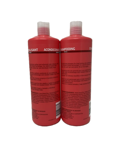 Wella Invigo Brilliance Shampoo & Conditioner Coarse Colored Hair Liter 33.8 oz
