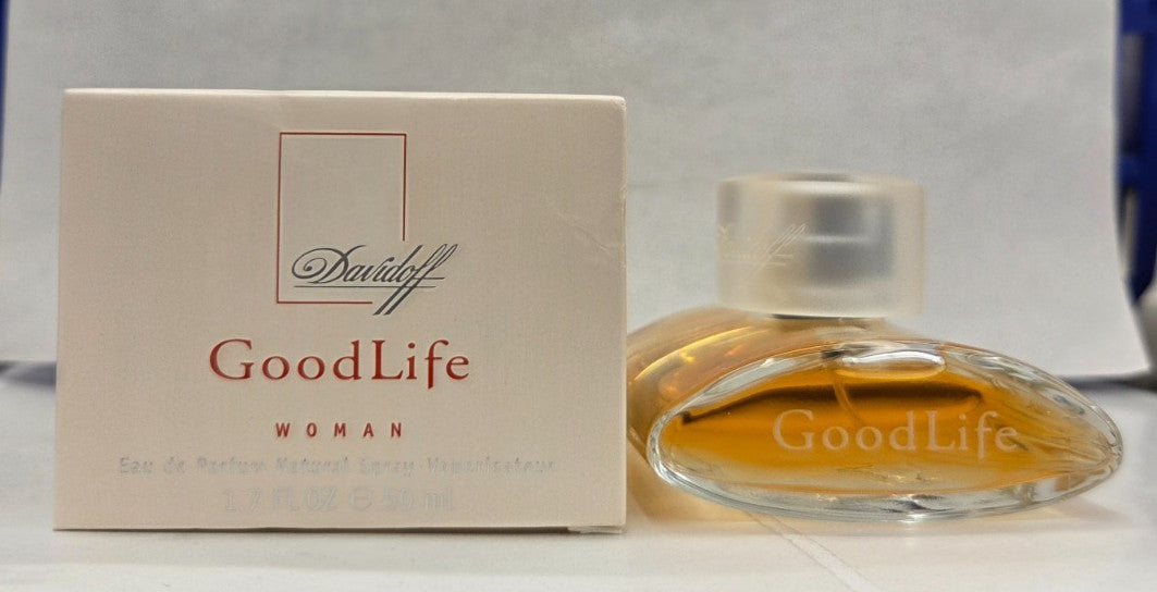 DAVIDOFF GOOD LIFE  WOMEN EAU DE PARFUM 1.7 oz / 50 ml Spray NIB