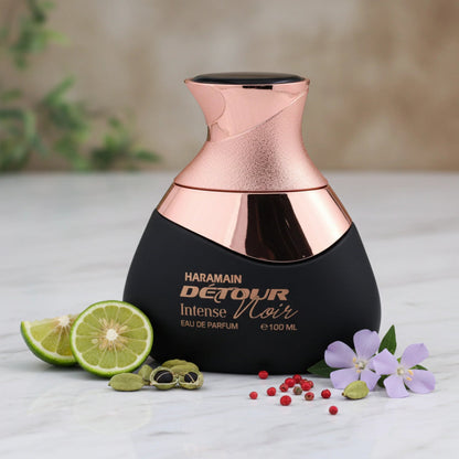 Al Haramain Detour Noir Intense EDP Spray Unisex 3.4 oz 100ml New Box