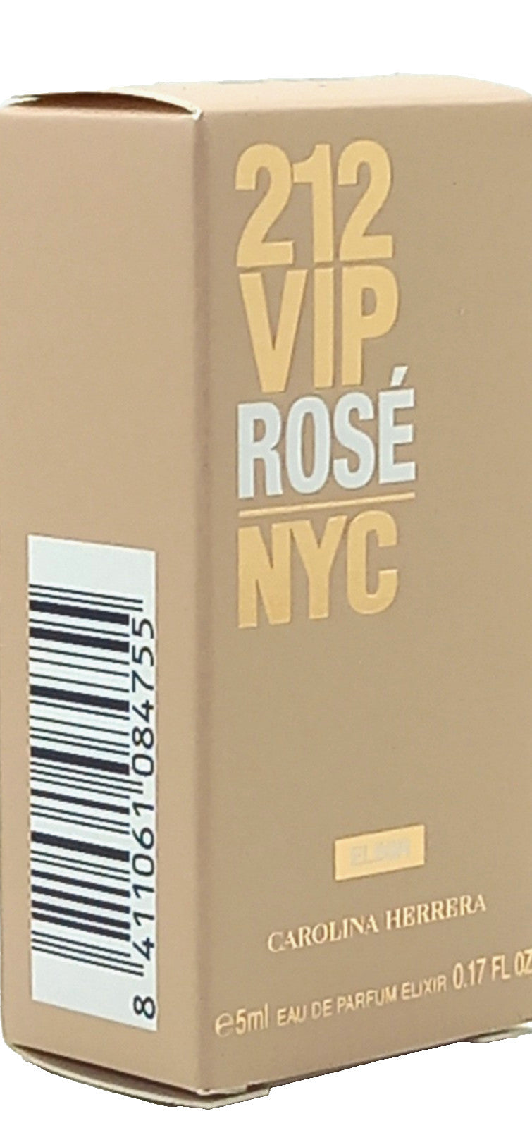 CAROLINA HERRERA 212 VIP ROSE ELIXIR EDP MINI SPLASH WOMEN 0.17 Oz / 5 ml TRAVEL