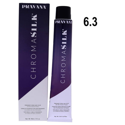 Pravana ChromaSilk Creme Hair Color - 6.3 Dark Golden Blonde 3 oz