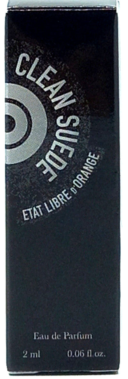ETAT LIBRE D'ORANGE CLEAN SUEDE EAU DE PARFUM VIAL SPRAY UNISEX 0.06 Oz NEW!!!