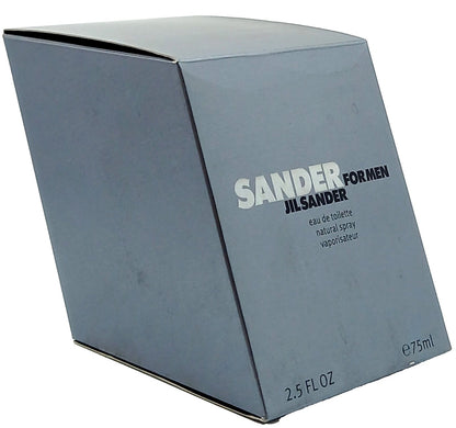 JIL SANDER FOR MEN EAU DE TOILETTE SPRAY 2.5 Oz / 75 ml DISCONTINUED!!!