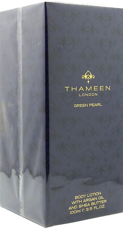 THAMEEN GREEN PEARL BODY LOTION WITH ARGAN OIL UNISEX 3.5 Oz / 100 ml BRAND NEW!