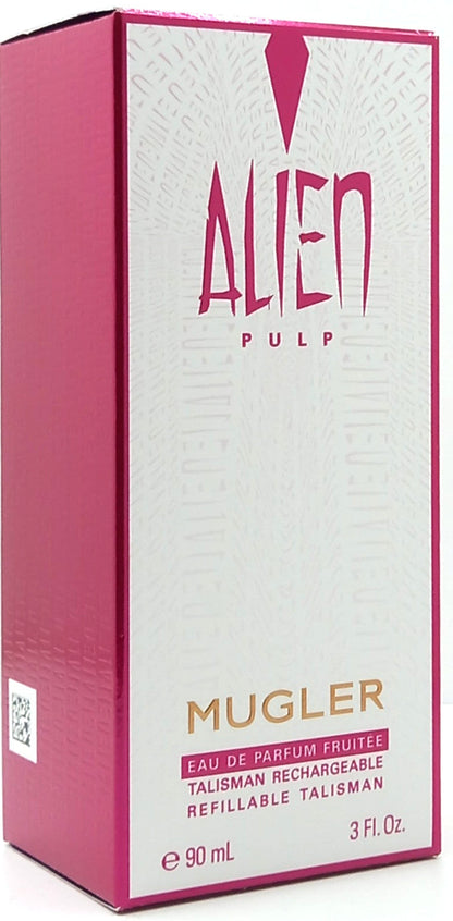 MUGLER ALIEN PULP EAU DE PARFUM REFILLABLE SPRAY FOR WOMEN 3.0 Oz / 90 ml NEW!!!