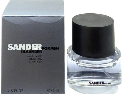 JIL SANDER FOR MEN EAU DE TOILETTE SPRAY 2.5 Oz / 75 ml DISCONTINUED!!!