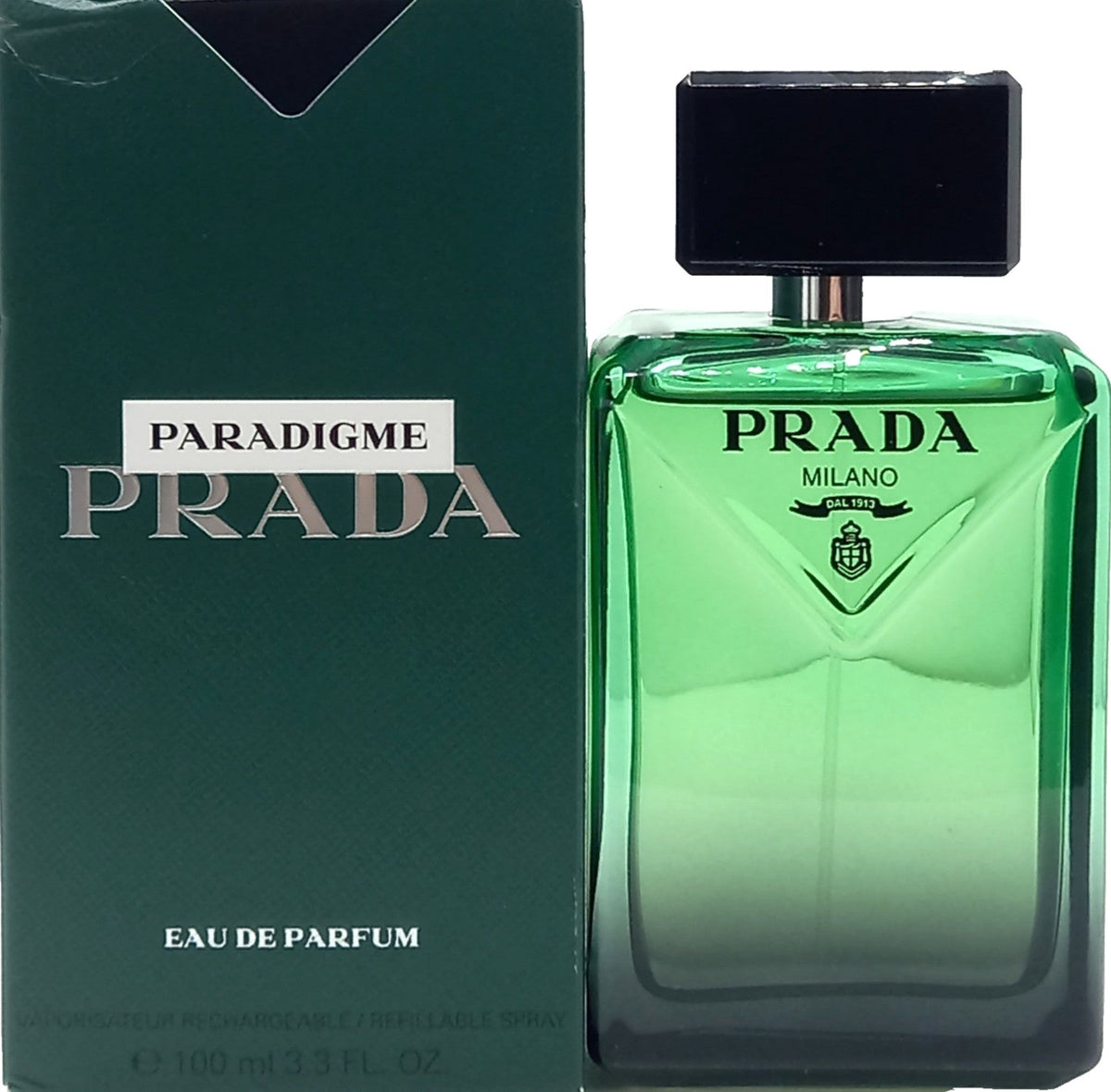 PRADA PARADIGME EAU DE PARFUM SPRAY FOR MEN 3.3 Oz / 100 ml BRAND NEW!!!